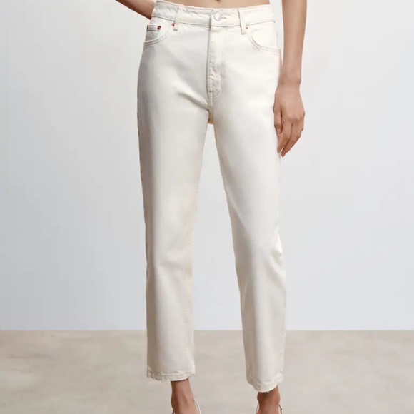 Mango MNG Denim Mom High-Waist Jeans sz 6 - Picture 11 of 12